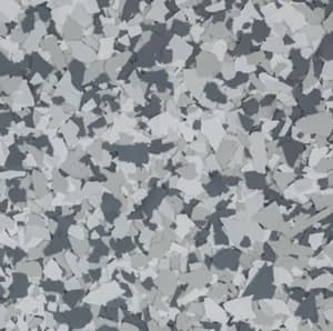Gravel flake blend, a common finish for exterior slabs