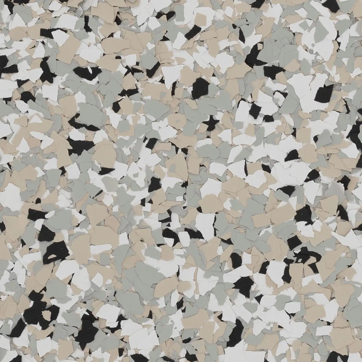 Cabin Fever flake blend in warm tan and brown